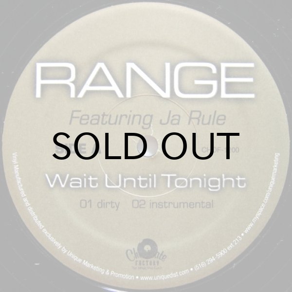 画像1: RANGE / WAIT UNTIL TONIGHT