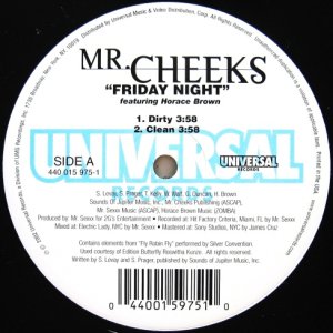 画像: Mr. Cheeks – Friday Night