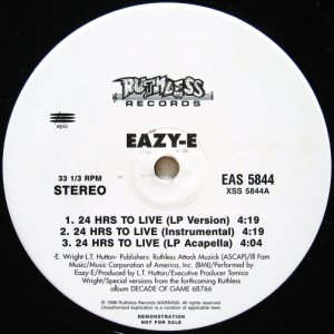 画像: Eazy-E‎ / 24 Hours To Live