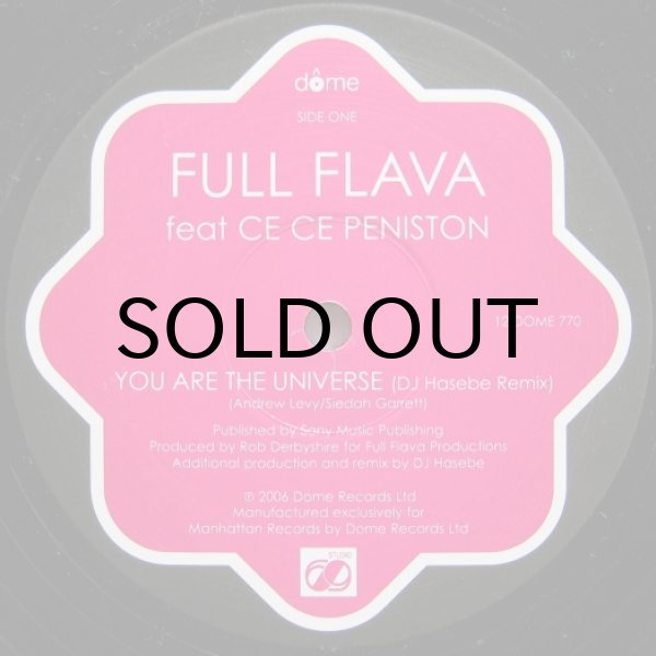 画像2: Full Flava feat. Ce Ce Peniston‎ / You Are The Universe