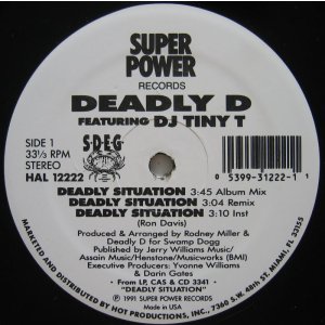 画像: Deadly D featuring DJ Tiny T ‎– Deadly Situation