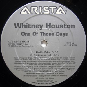 画像: Whitney Houston - One Of Those Days