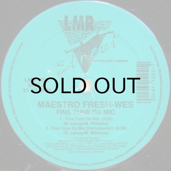 画像1: Maestro Fresh Wes - Fine Tune Da Mic