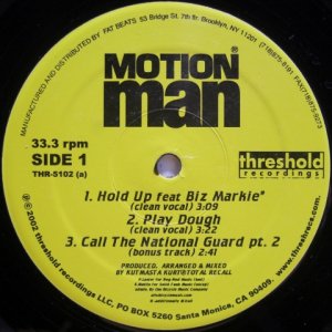 画像: Motion Man - Hold Up feat. Biz Markie