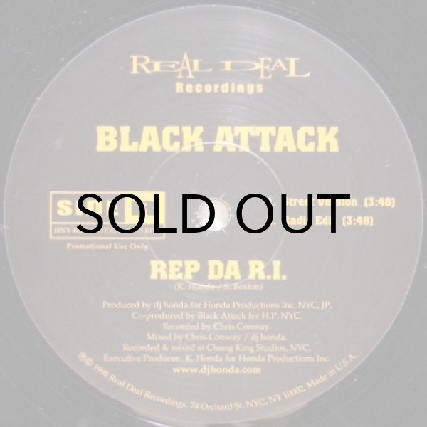画像1: Black Attack - Rep Da R.I.