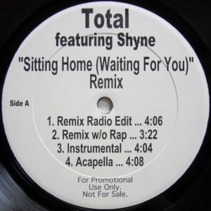 画像: Total – Sitting Home (Waiting For You) Remix