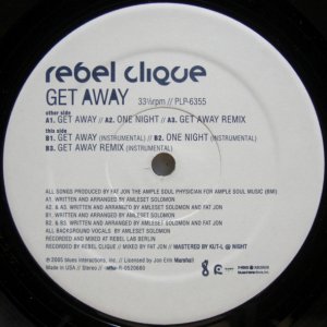 画像: Rebel Clique – Get Away