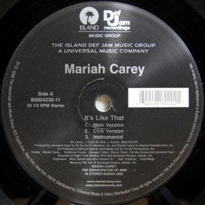 画像: Mariah Carey - It's Like That