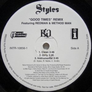 画像: Styles – Good Times (Remix)