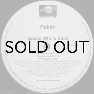 画像: Rakim – Guess Who's Back