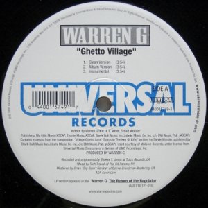 画像: Warren G - Ghetto Village