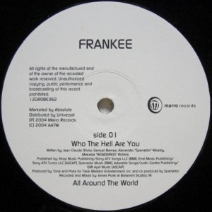 画像: Frankee – All Around The World