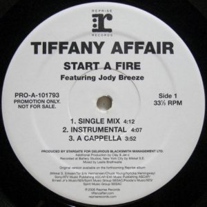 画像: Tiffany Affair featuring Jody Breeze – Start A Fire
