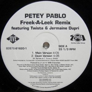 画像: Petey Pablo – Freek-A-Leek Remix