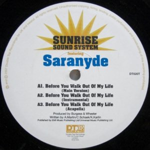 画像: Sunrise Sound System – Before You Walk Out Of My Life