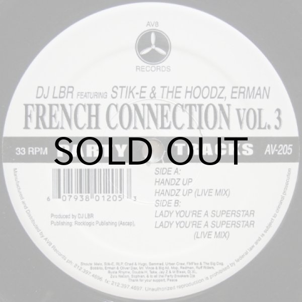 画像1: DJ LBR featuring Stik-E & The Hoodz, Erman - French Connection Vol 3