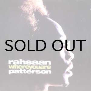 画像: Rahsaan Patterson – Where You Are