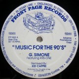 画像: G. Simone featuring KRS-One – Music For The 90's