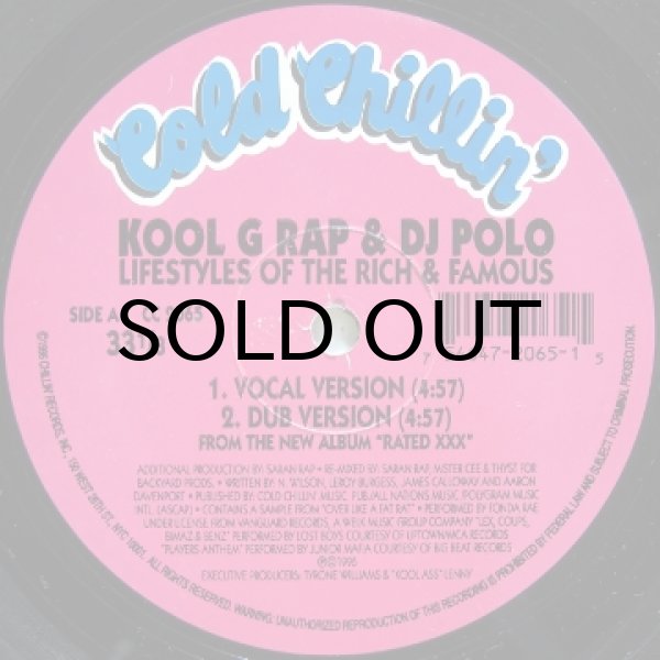 画像1: Kool G Rap & DJ Polo – Lifestyles Of The Rich & Famous