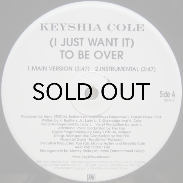 画像1: Keyshia Cole – (I Just Want It) To Be Over