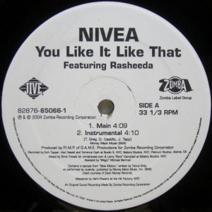 画像: Nivea featuring Rasheeda – You Like It Like That