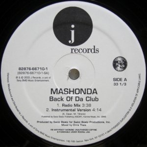 画像: Mashonda – Back Of Da Club