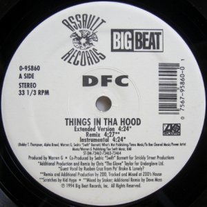 画像: DFC – Things In Tha Hood / Pass The Hooter