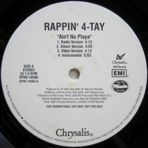 画像: Rappin' 4-Tay – Ain't No Playa