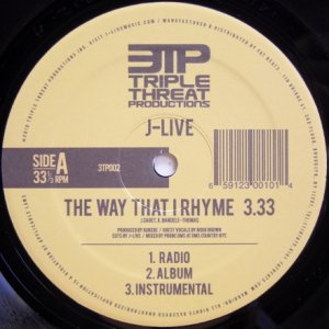 画像: J-Live – The Way That I Rhyme/ Poetry In Motion