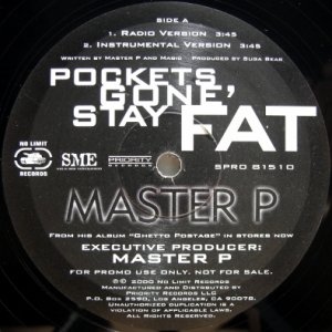 画像: Master P – Pockets Gone' Stay Fat