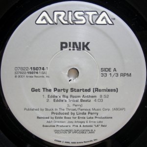 画像: P!nk – Get The Party Started (Remixes)