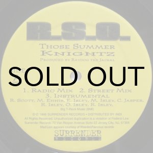 画像: R.S.O. – Those Summer Knightz / You'll Never Know
