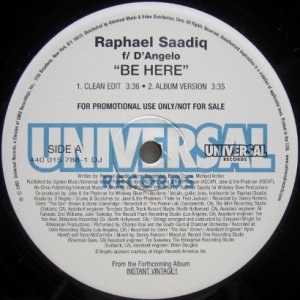 画像: Raphael Saadiq f/ D'Angelo – Be Here