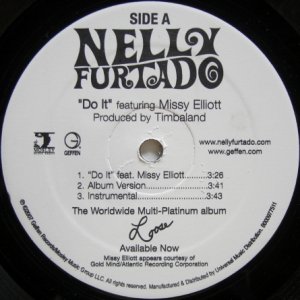 画像: Nelly Furtado featuring Missy Elliott – Do It / Say It Right