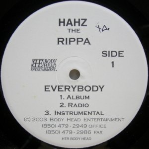 画像: Hahz The Rippa – Everybody