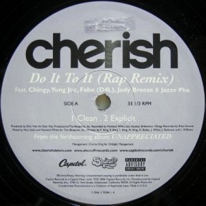 画像: Cherish – Do It To It (Rap Remix)