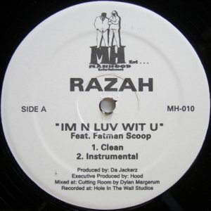 画像: Razah – I'm N Luv Wit U
