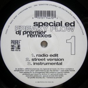 画像: Special Ed – Freaky Flow (DJ Premier Remix)
