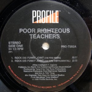 画像: Poor Righteous Teachers – Rock Dis Funky Joint