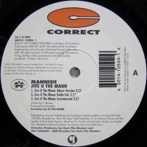 画像: Mannish – Jive U The Mann / Mannish