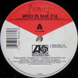 画像: Brandy – Who Is She 2 U