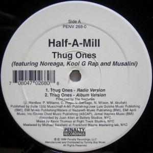 画像: Half-A-Mill – Thug Ones