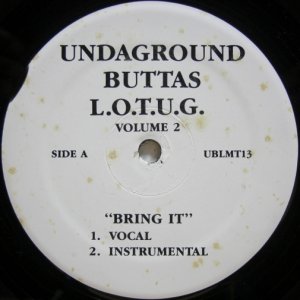 画像: Lords Of The Underground / Infamous Backspin – Undaground Buttas Volume 2
