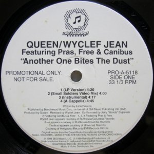 画像: Queen / Wyclef Jean featuring Pras, Free & Canibus – Another One Bites The Dust