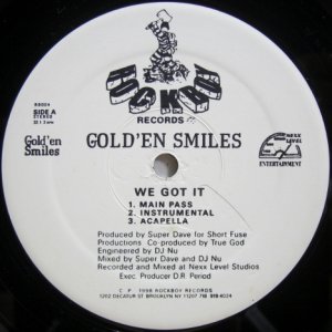 画像: Gold'En Smiles – We Got It