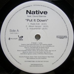 画像: Native feat. David Banner – Put It Down