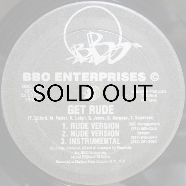 画像1: B.B.O. – Get Rude
