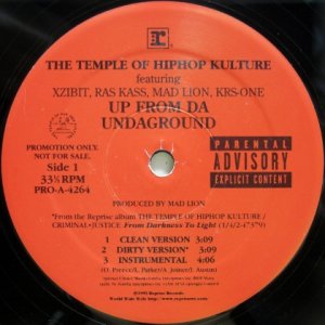 画像: The Temple Of Hiphop Kulture – Up From Da Undaground