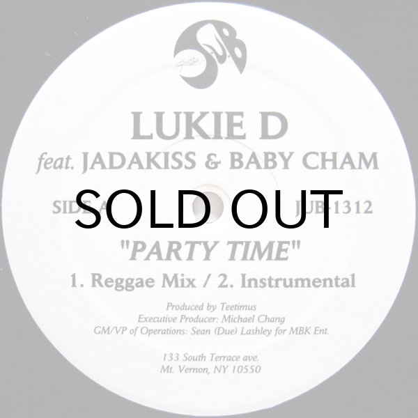 画像1: LUKIE D feat. JADAKISS & BABY CHAM / PARTY TIME