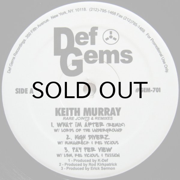 画像1: KEITH MARRAY / RARE JOINTS & REMIXES